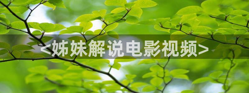秋霞影院免费的：<姊妹解说电影视频>